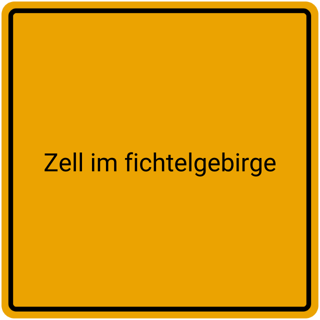 Meldebestätigung Zell im Fichtelgebirge